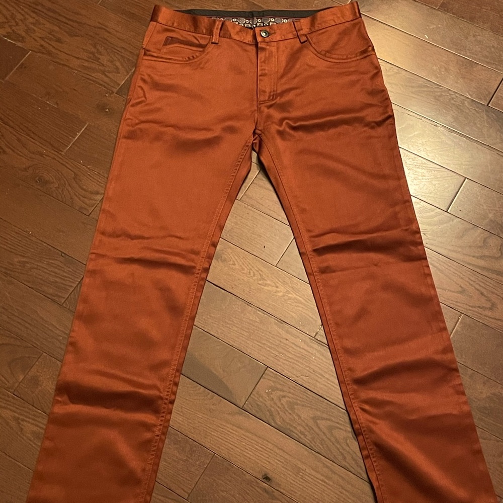 Rust orange slacks